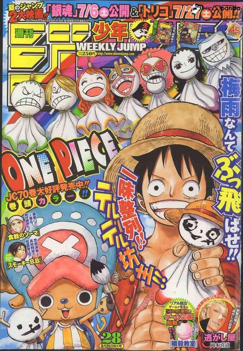 One Piece Chapter 710 - halaman 2