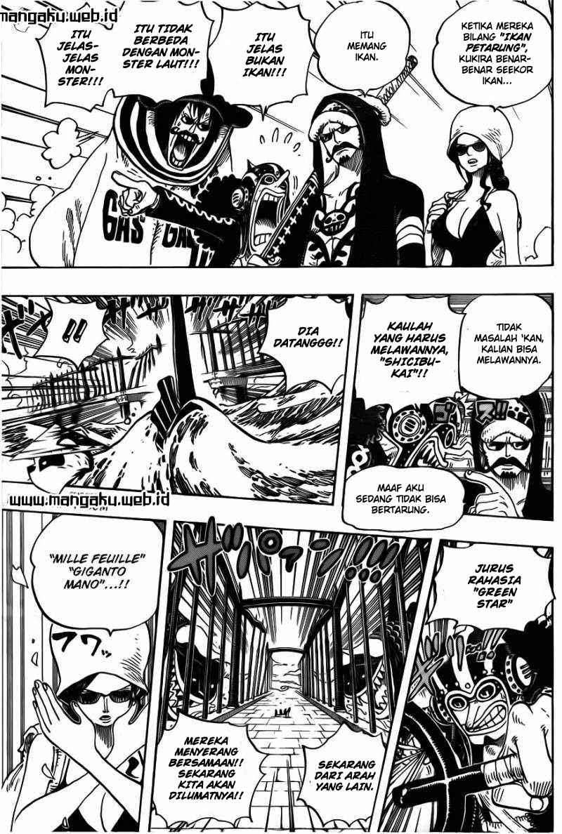 One Piece Chapter 710 - halaman 6