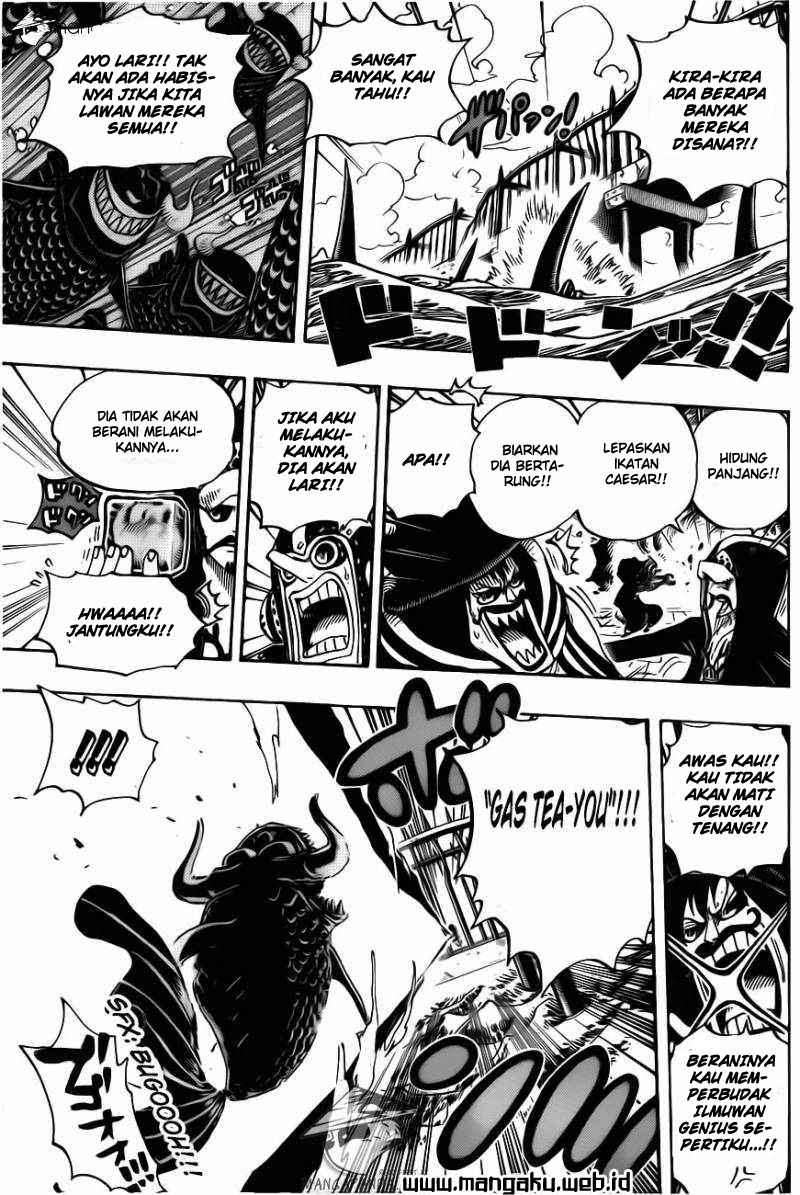 One Piece Chapter 710 - halaman 8