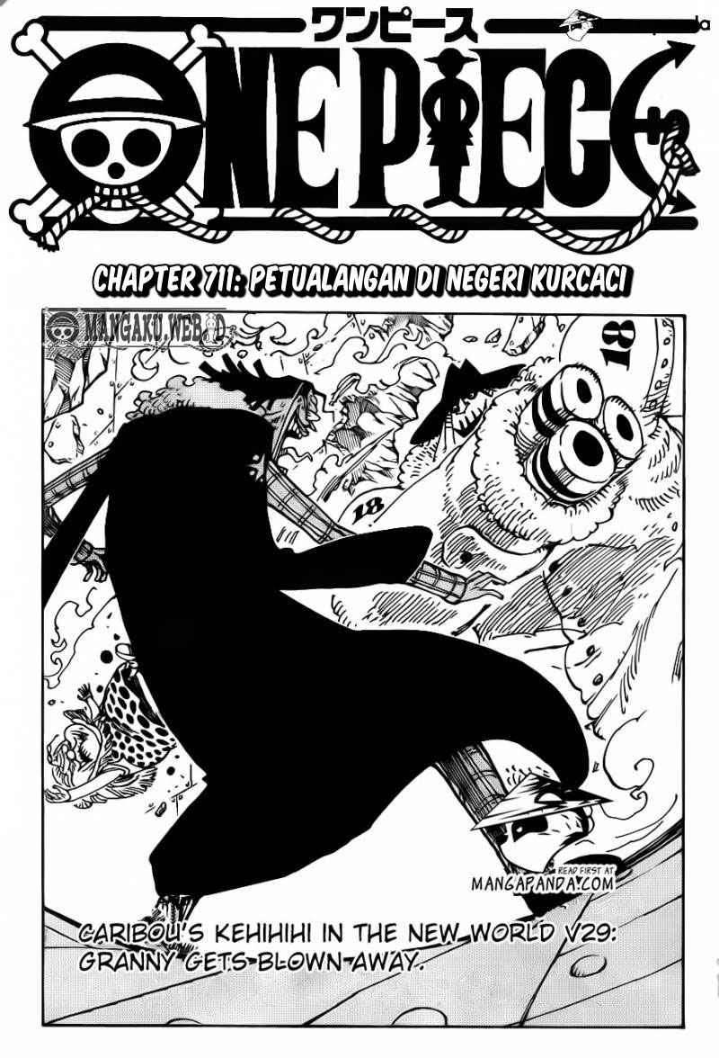 One Piece Chapter 711 - halaman 3