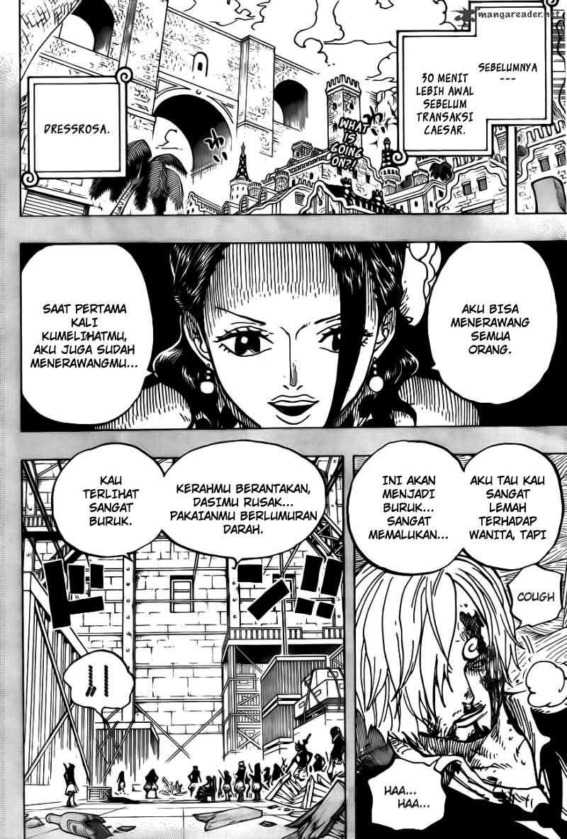 One Piece Chapter 712 - halaman 4