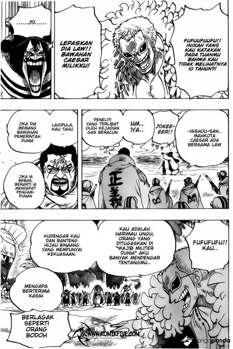 One Piece Chapter 713 - halaman 5