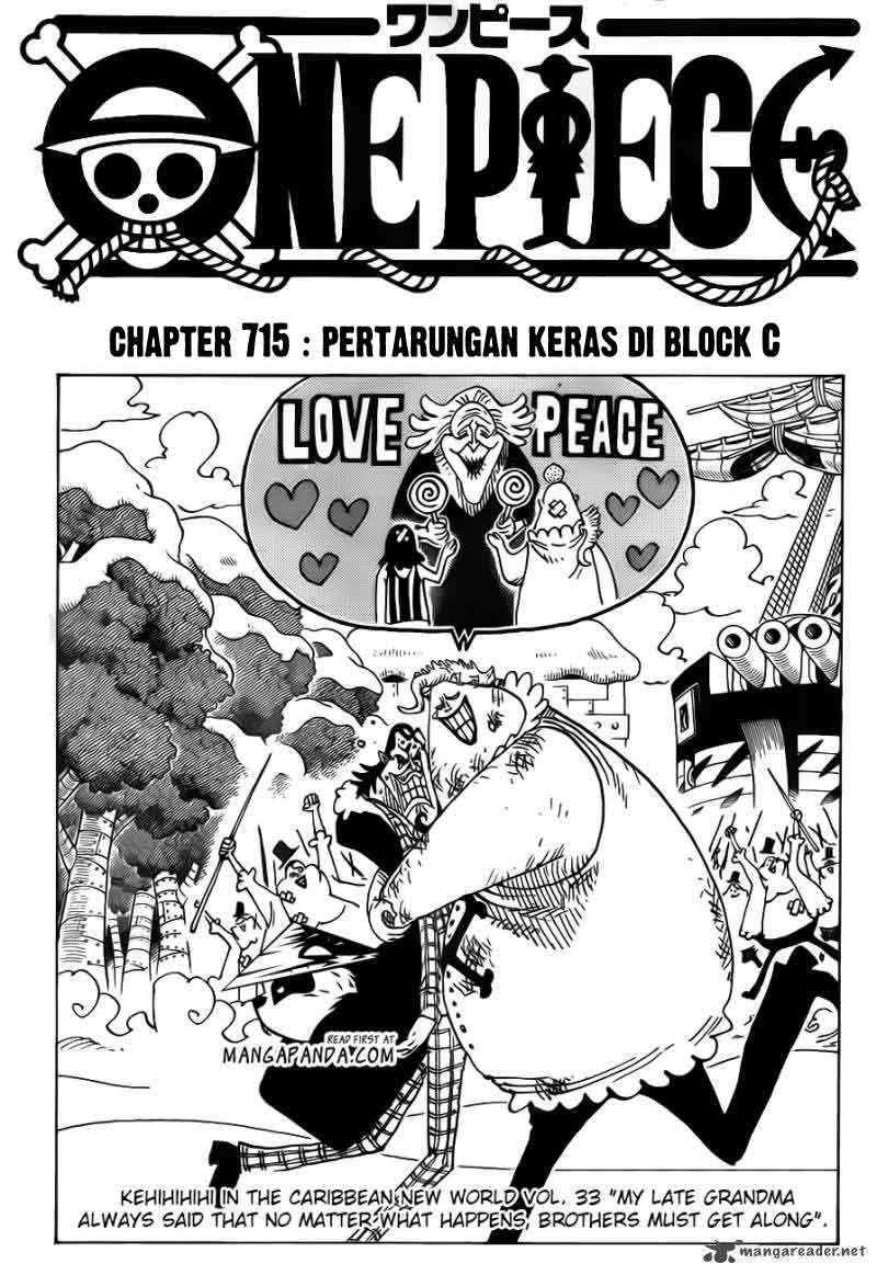 One Piece Chapter 715 - halaman 3