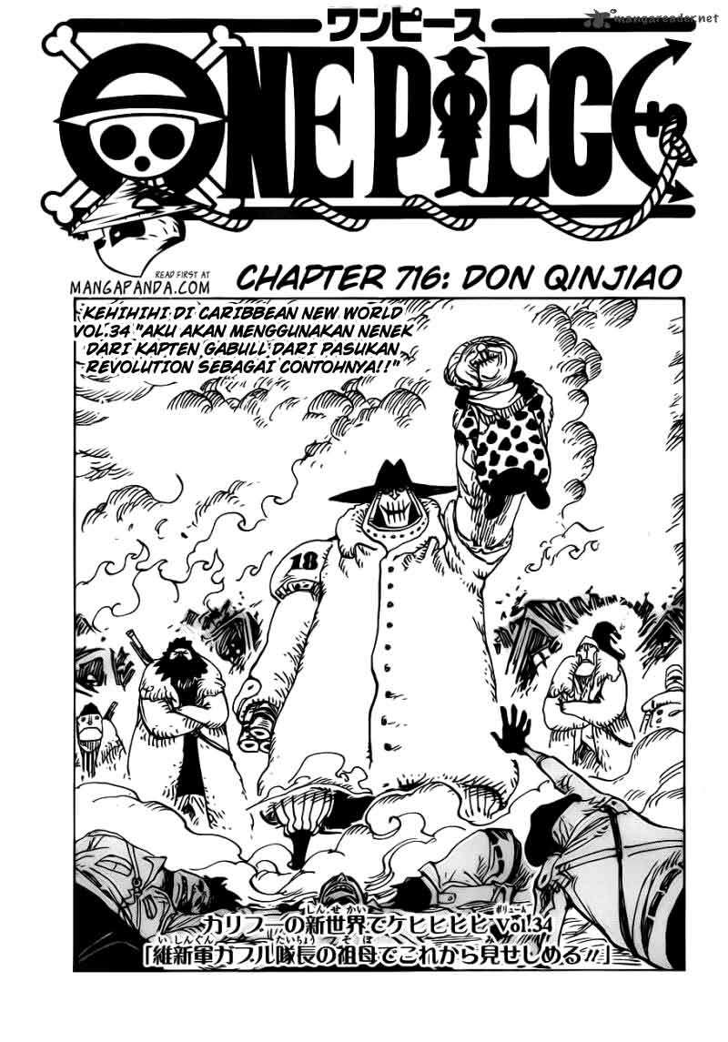 One Piece Chapter 716 - halaman 3
