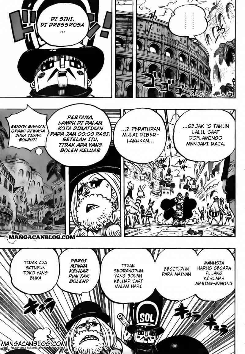 One Piece Chapter 717 - halaman 8
