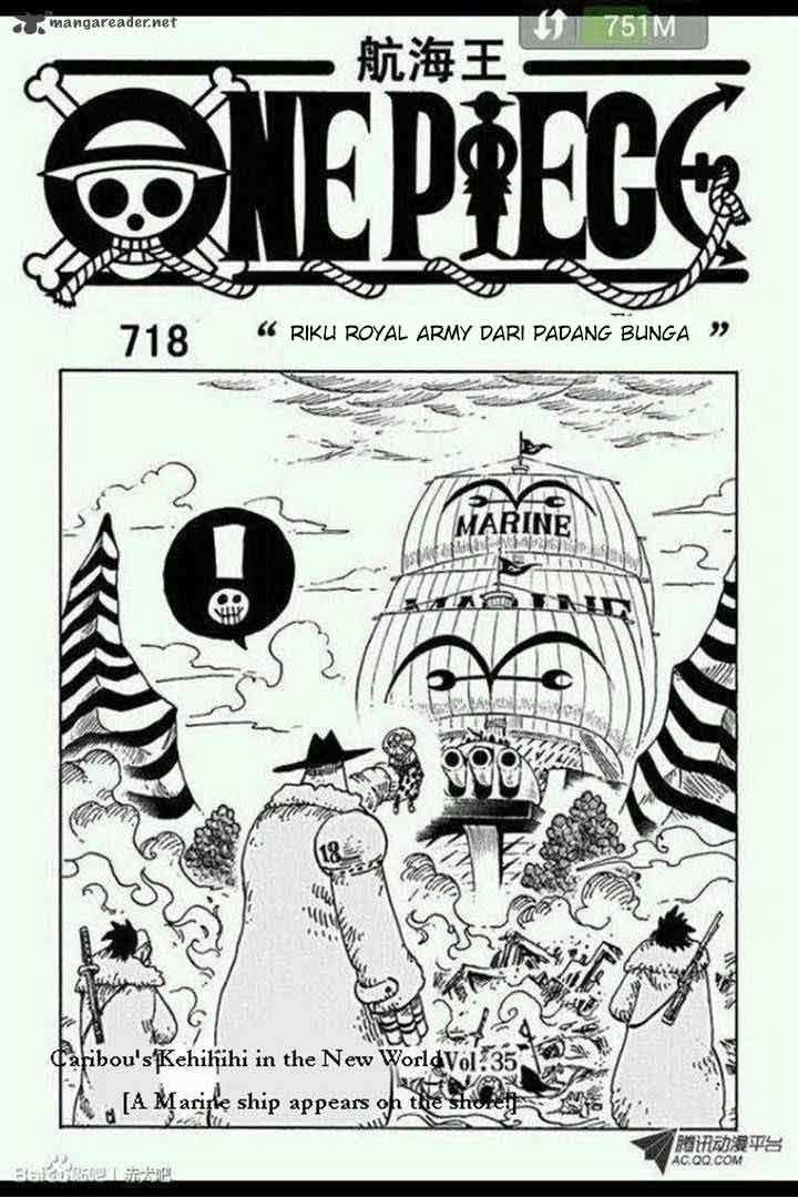 One Piece Chapter 718 - halaman 2