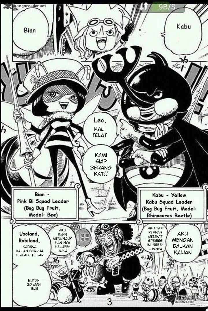 One Piece Chapter 718 - halaman 3