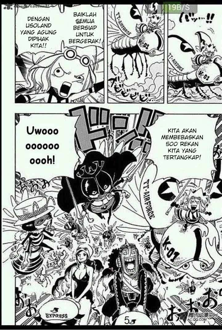 One Piece Chapter 718 - halaman 5