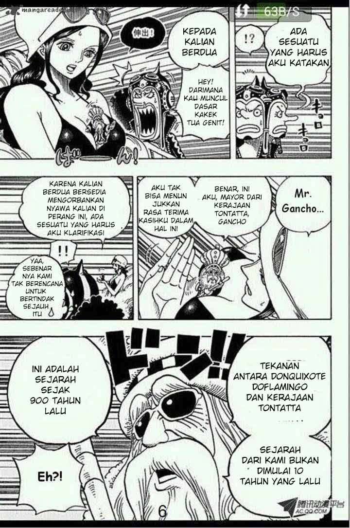 One Piece Chapter 718 - halaman 8