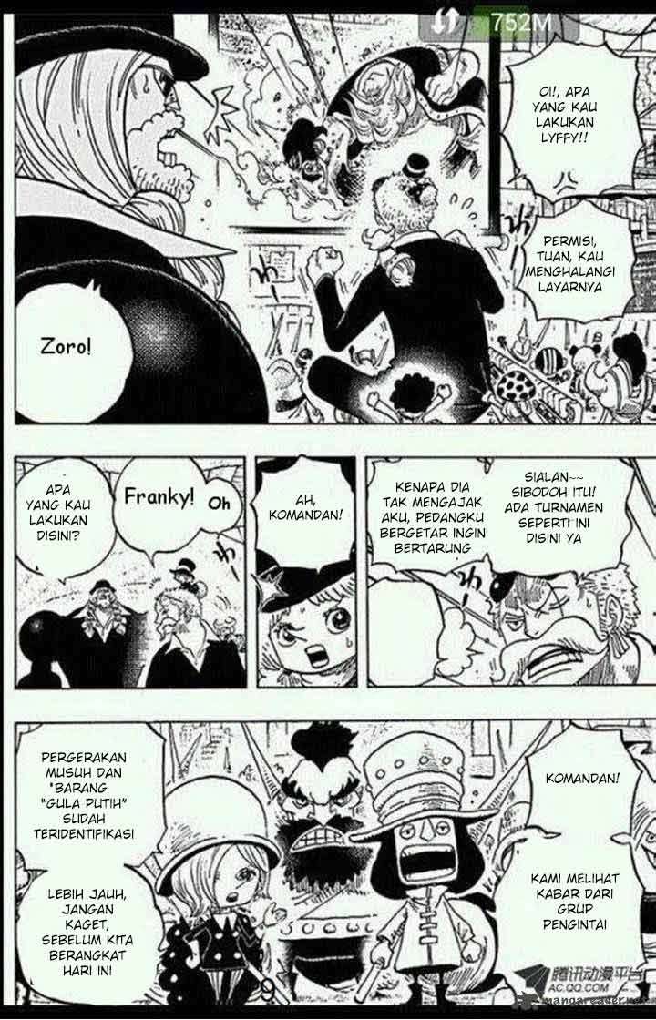 One Piece Chapter 718 - halaman 9