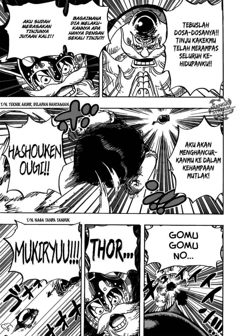 One Piece Chapter 719 - halaman 14