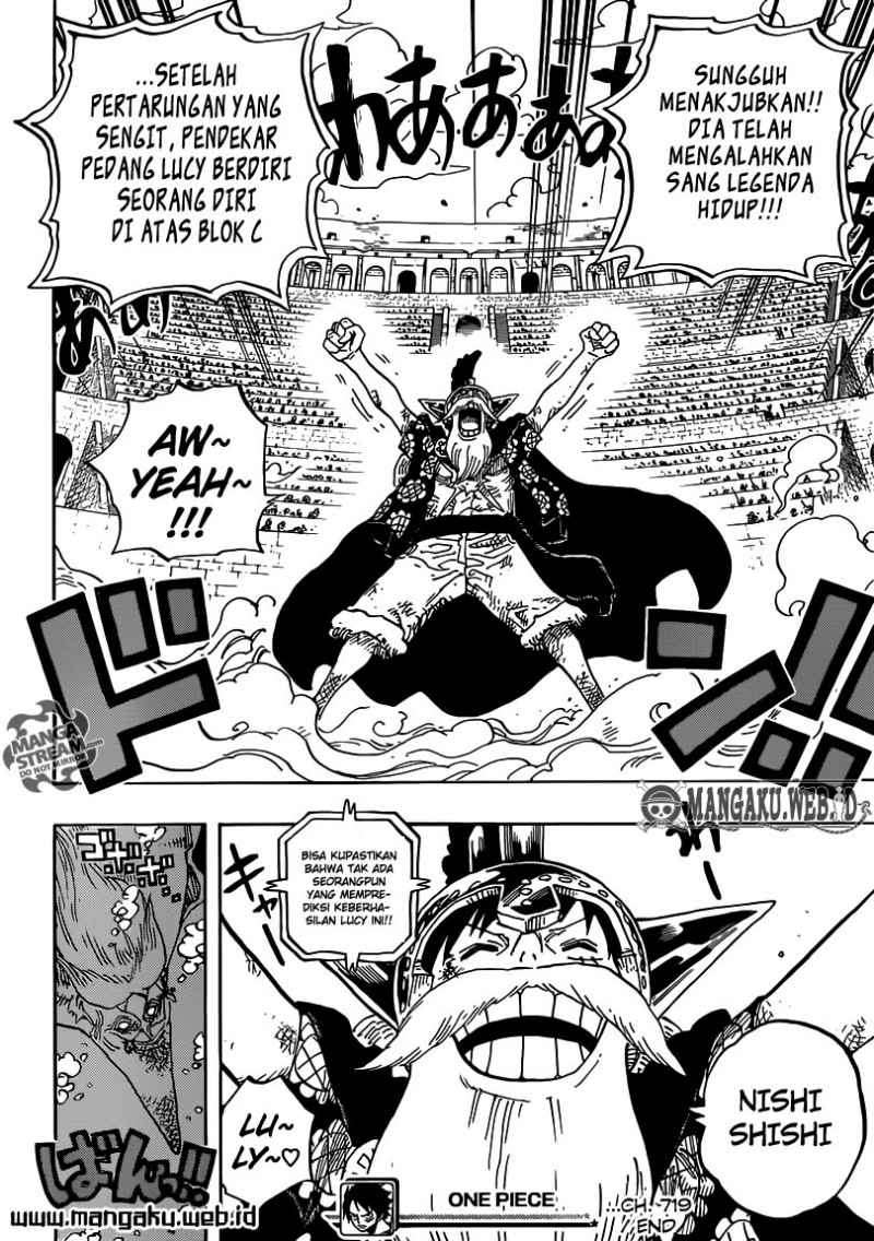 One Piece Chapter 719 - halaman 18