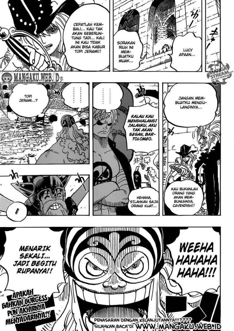 One Piece Chapter 719 - halaman 19