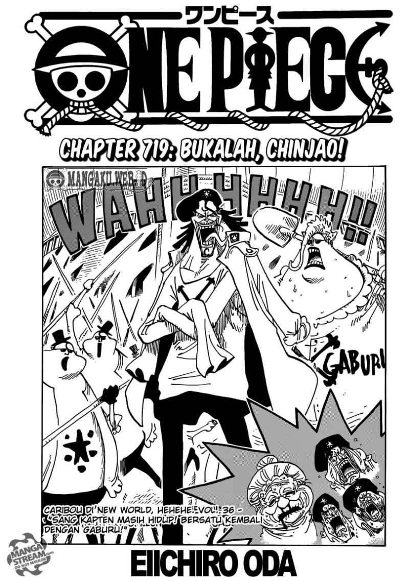 One Piece Chapter 719 - halaman 2
