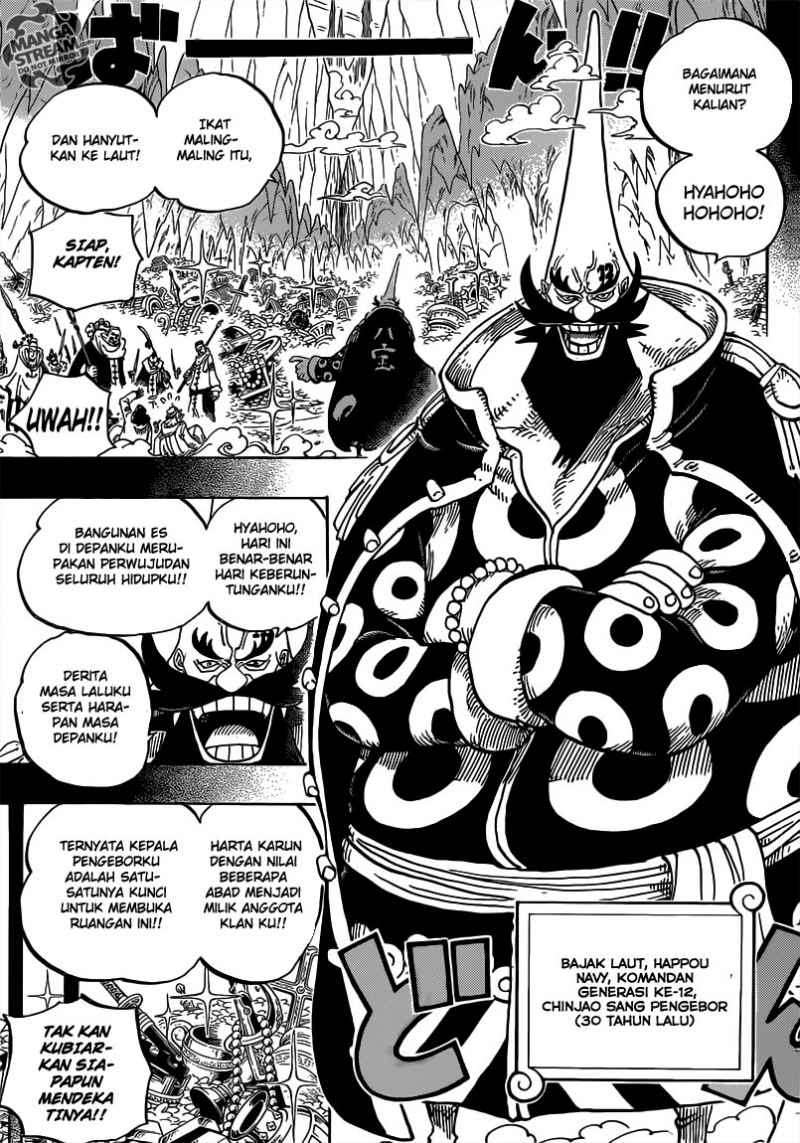 One Piece Chapter 719 - halaman 8