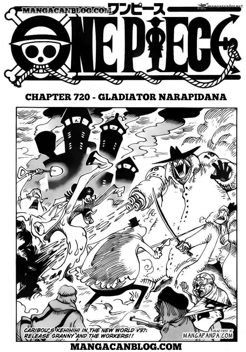 One Piece Chapter 720 - halaman 2