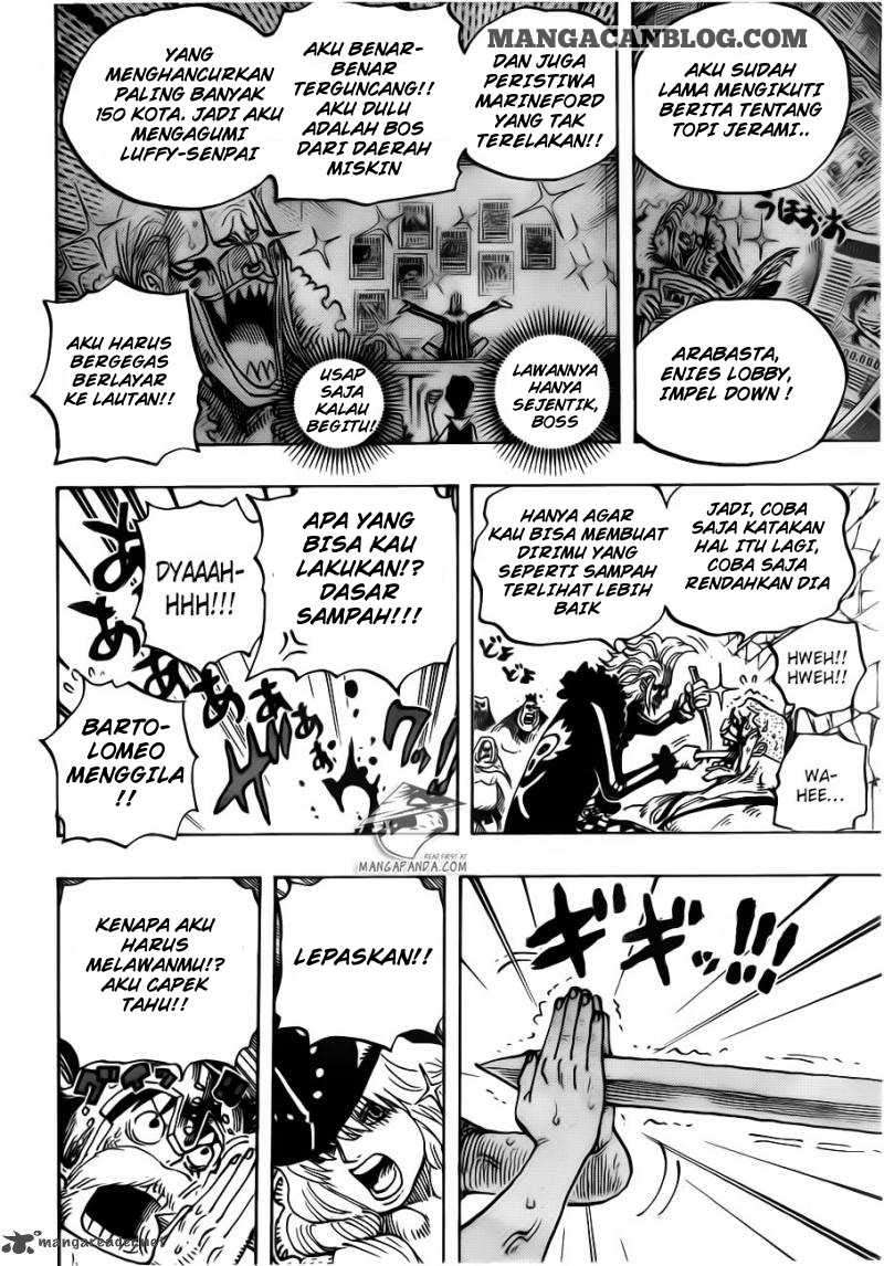 One Piece Chapter 720 - halaman 7