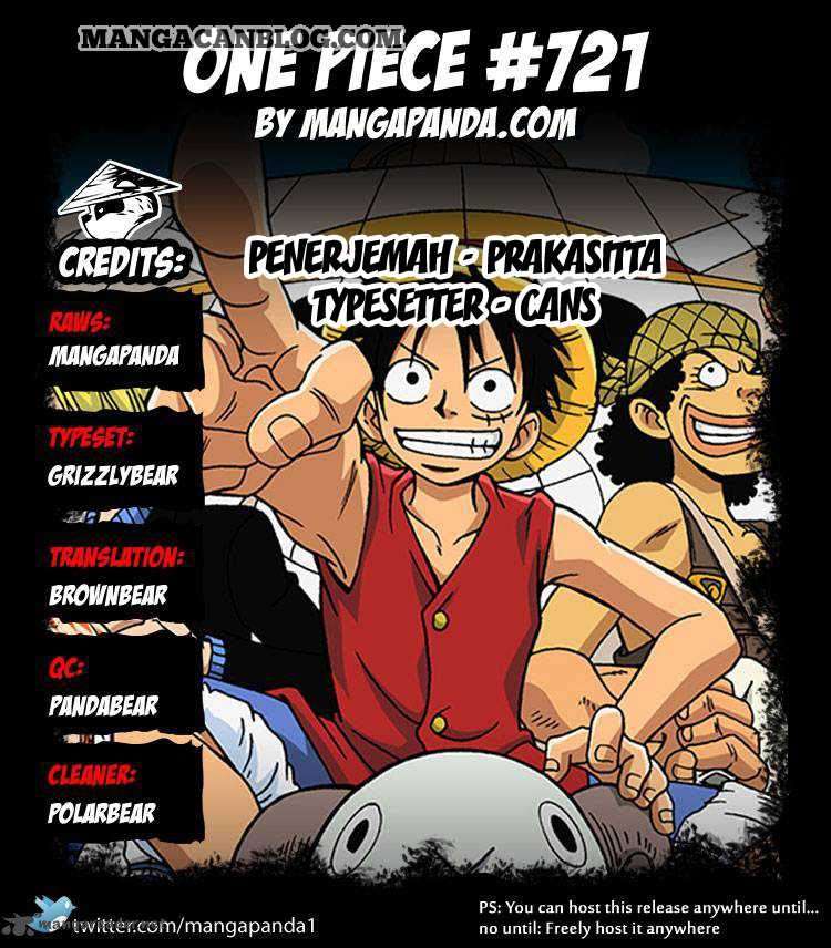 One Piece Chapter 721 - halaman 1