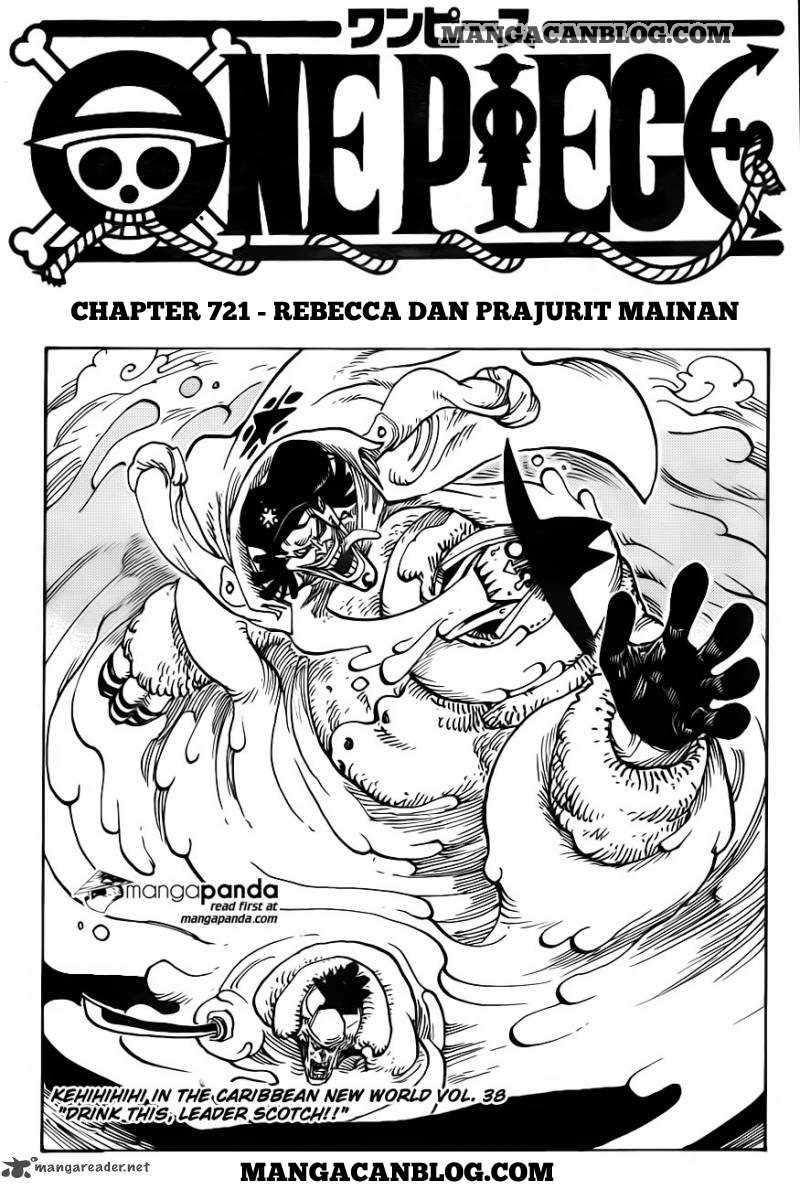 One Piece Chapter 721 - halaman 2
