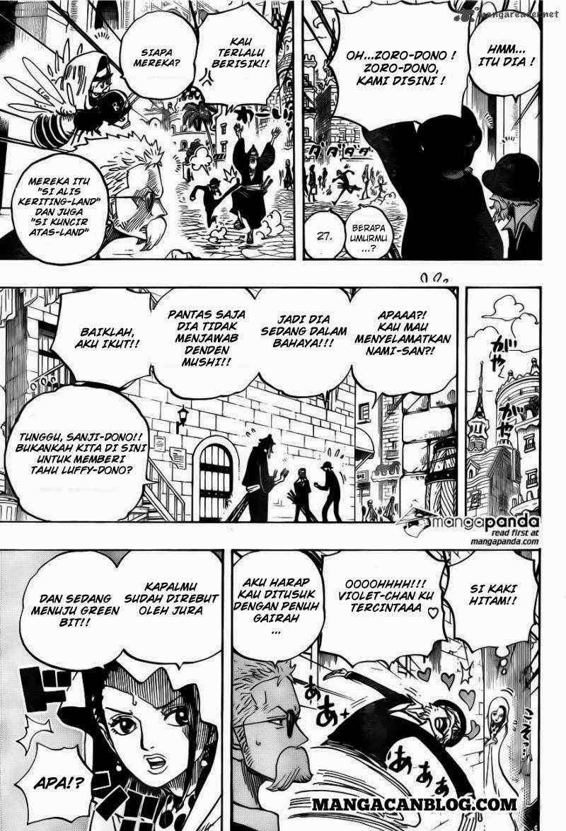 One Piece Chapter 722 - halaman 13