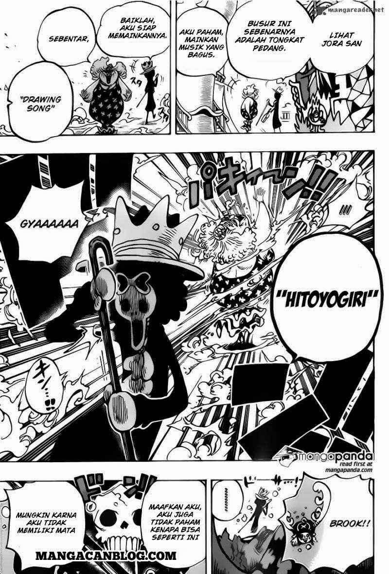 One Piece Chapter 722 - halaman 17