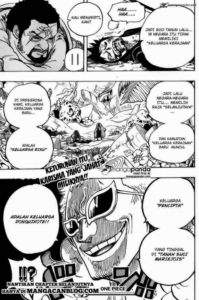 One Piece Chapter 722 - halaman 19