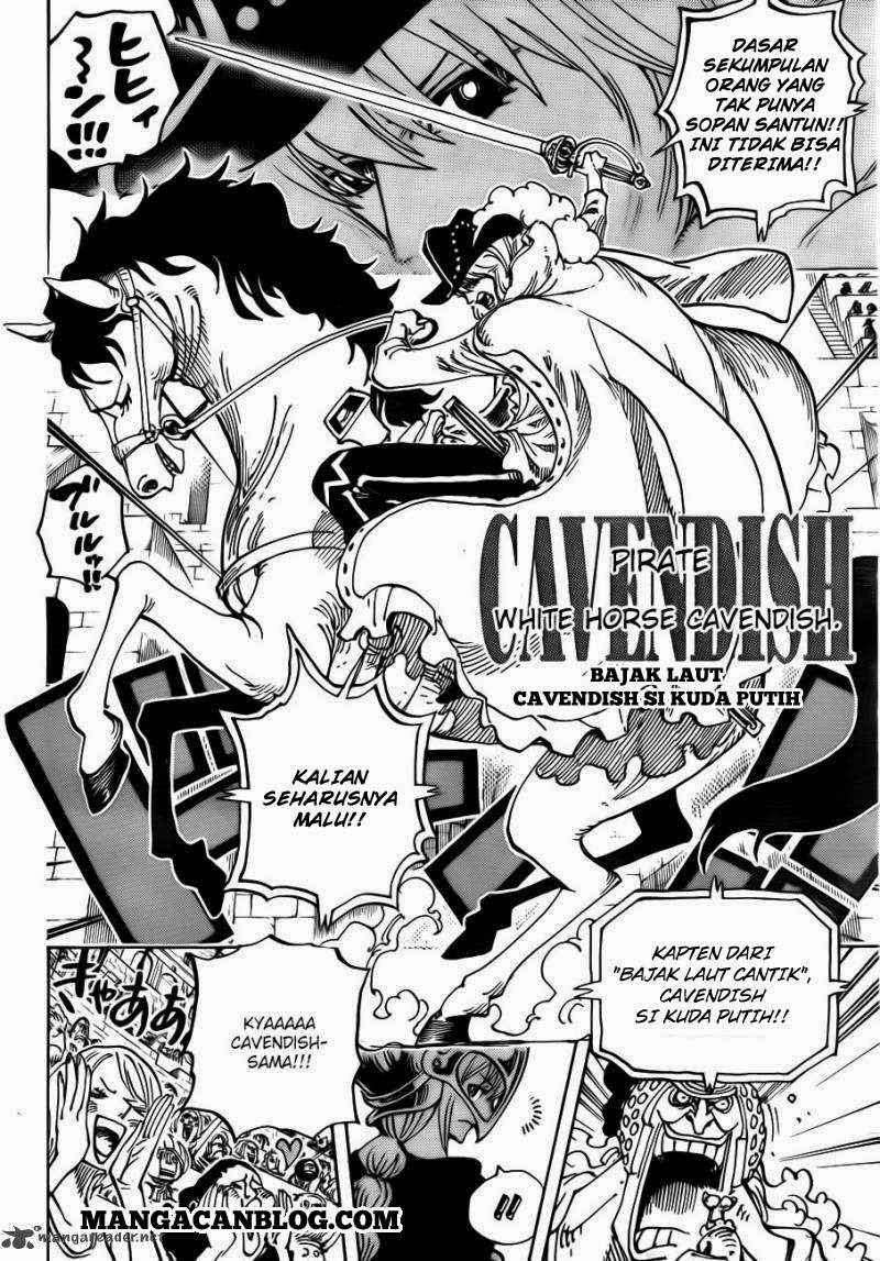 One Piece Chapter 722 - halaman 5