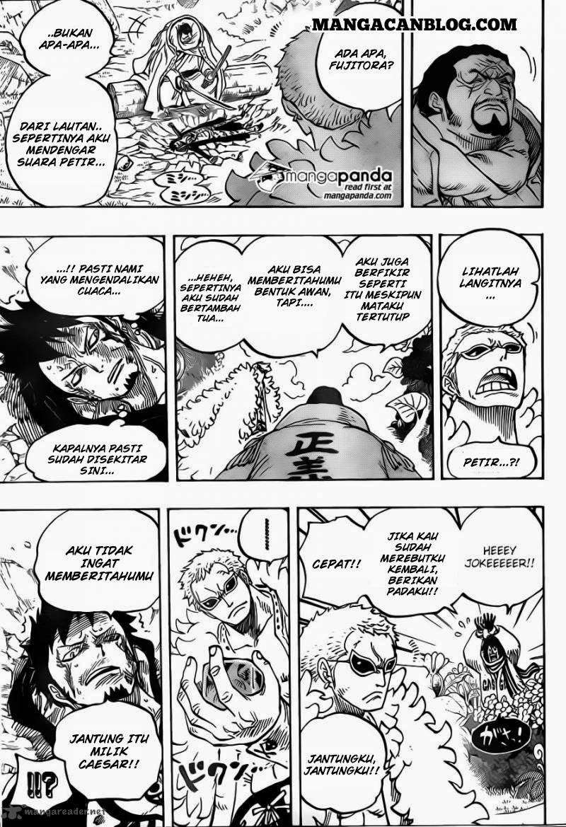 One Piece Chapter 723 - halaman 12