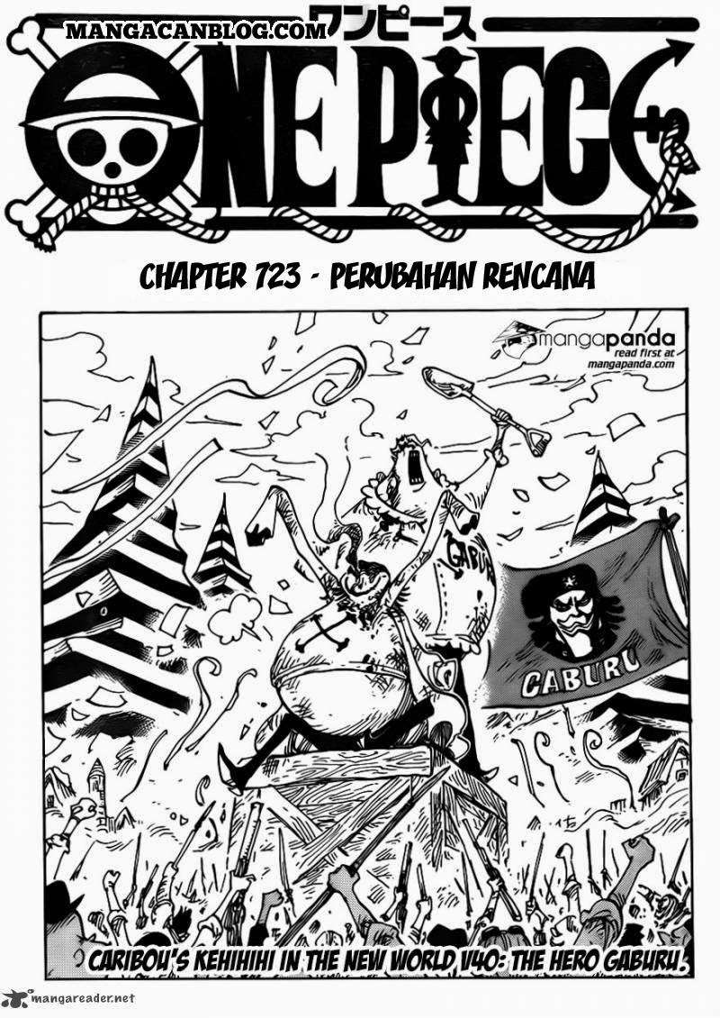 One Piece Chapter 723 - halaman 2