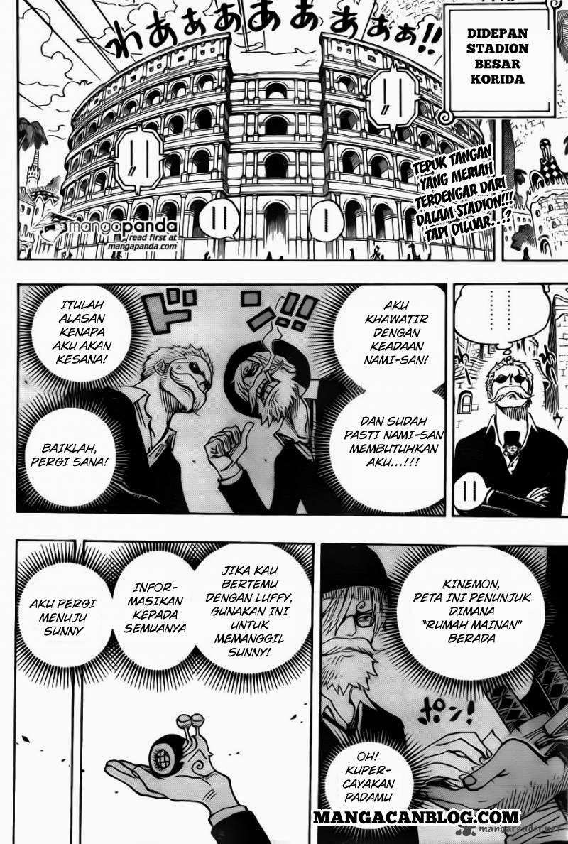 One Piece Chapter 723 - halaman 3