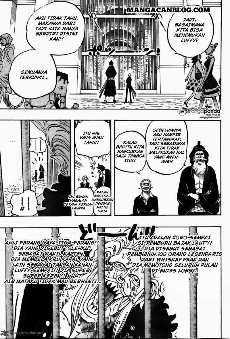 One Piece Chapter 723 - halaman 4