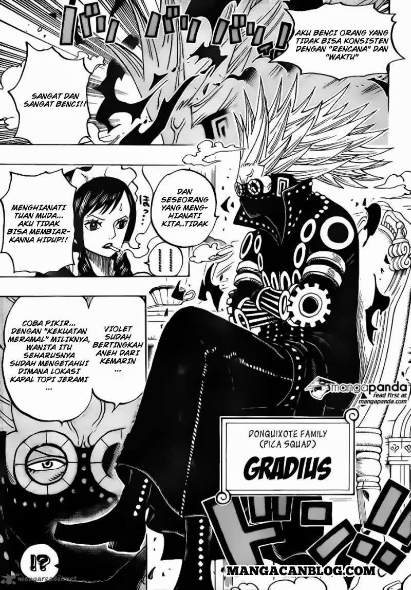 One Piece Chapter 723 - halaman 6