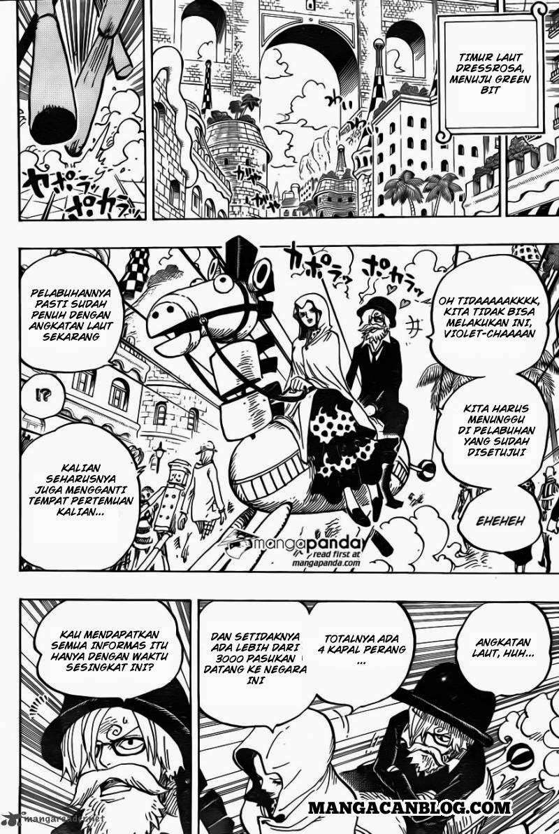 One Piece Chapter 723 - halaman 7