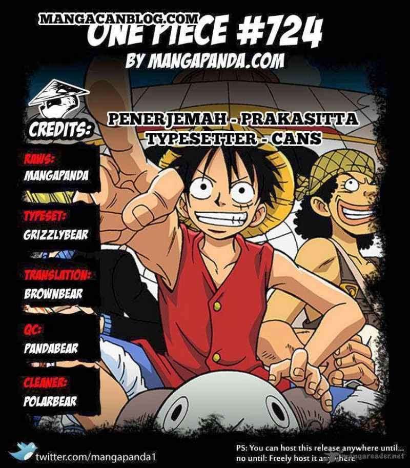 One Piece Chapter 724 - halaman 1