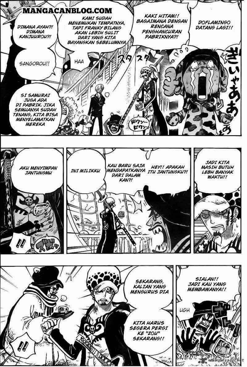 One Piece Chapter 724 - halaman 12