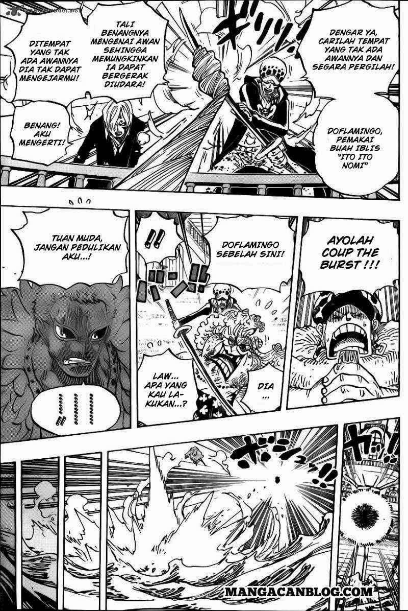 One Piece Chapter 724 - halaman 18