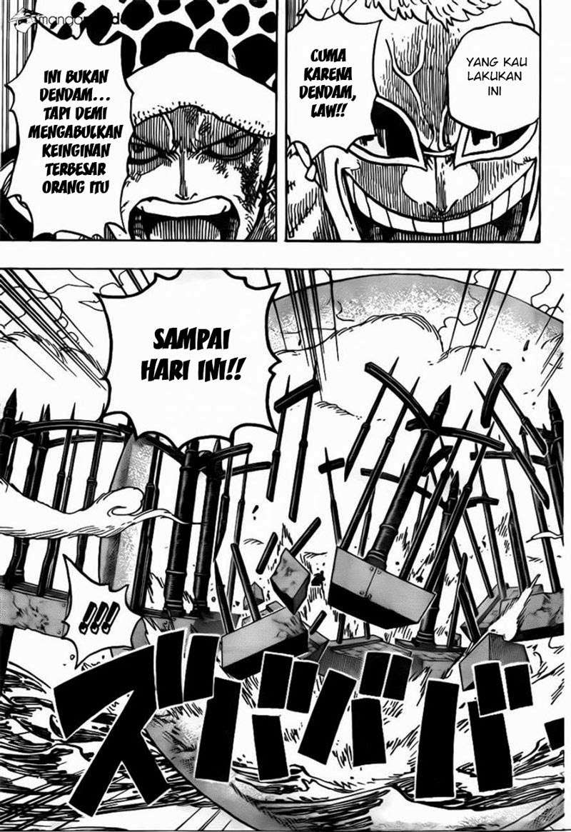 One Piece Chapter 725 - halaman 6