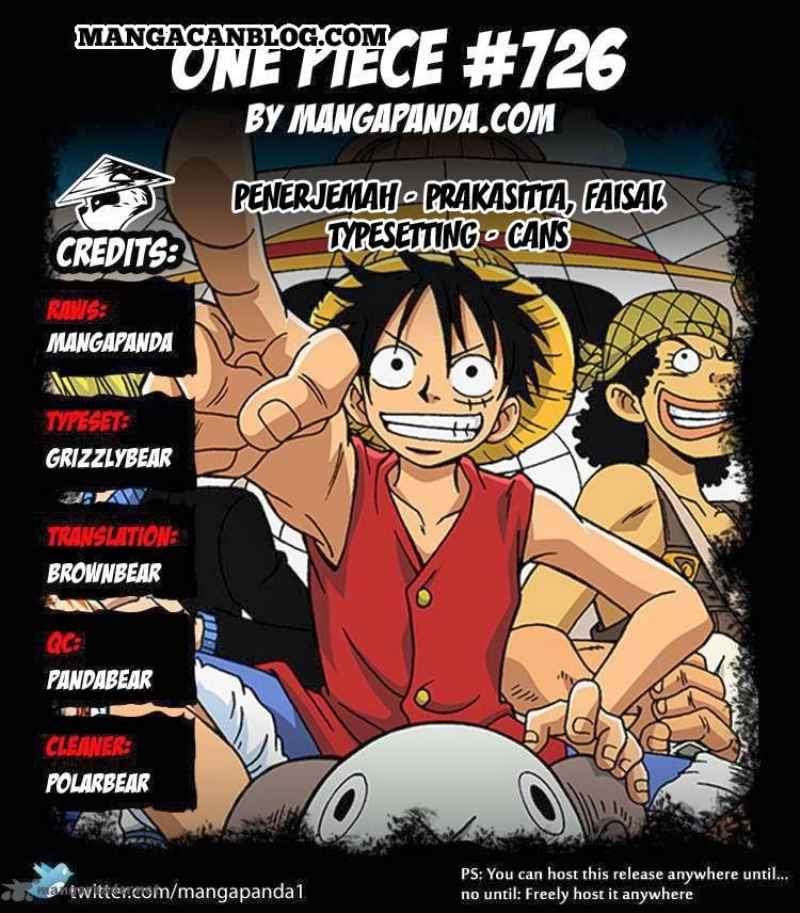 One Piece Chapter 726 - halaman 1