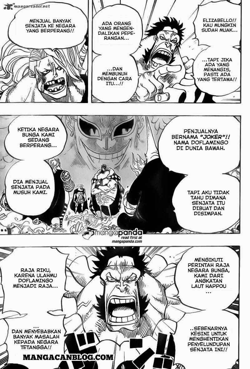 One Piece Chapter 726 - halaman 8