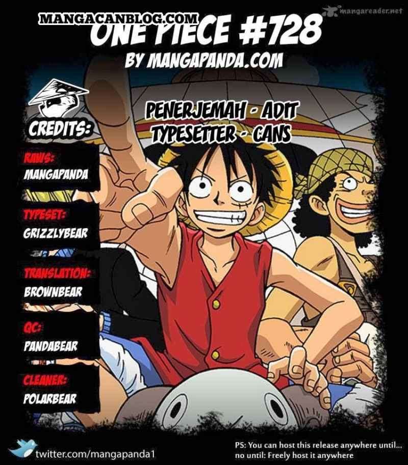 One Piece Chapter 728 - halaman 1