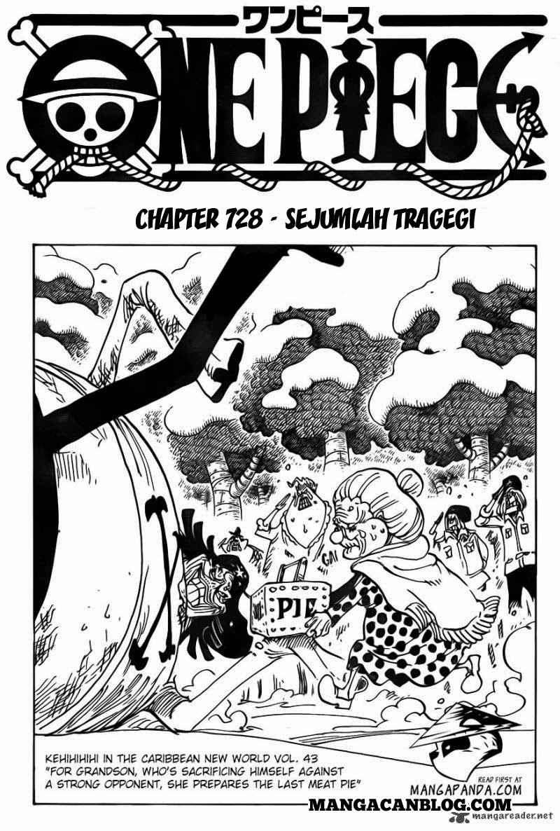 One Piece Chapter 728 - halaman 4