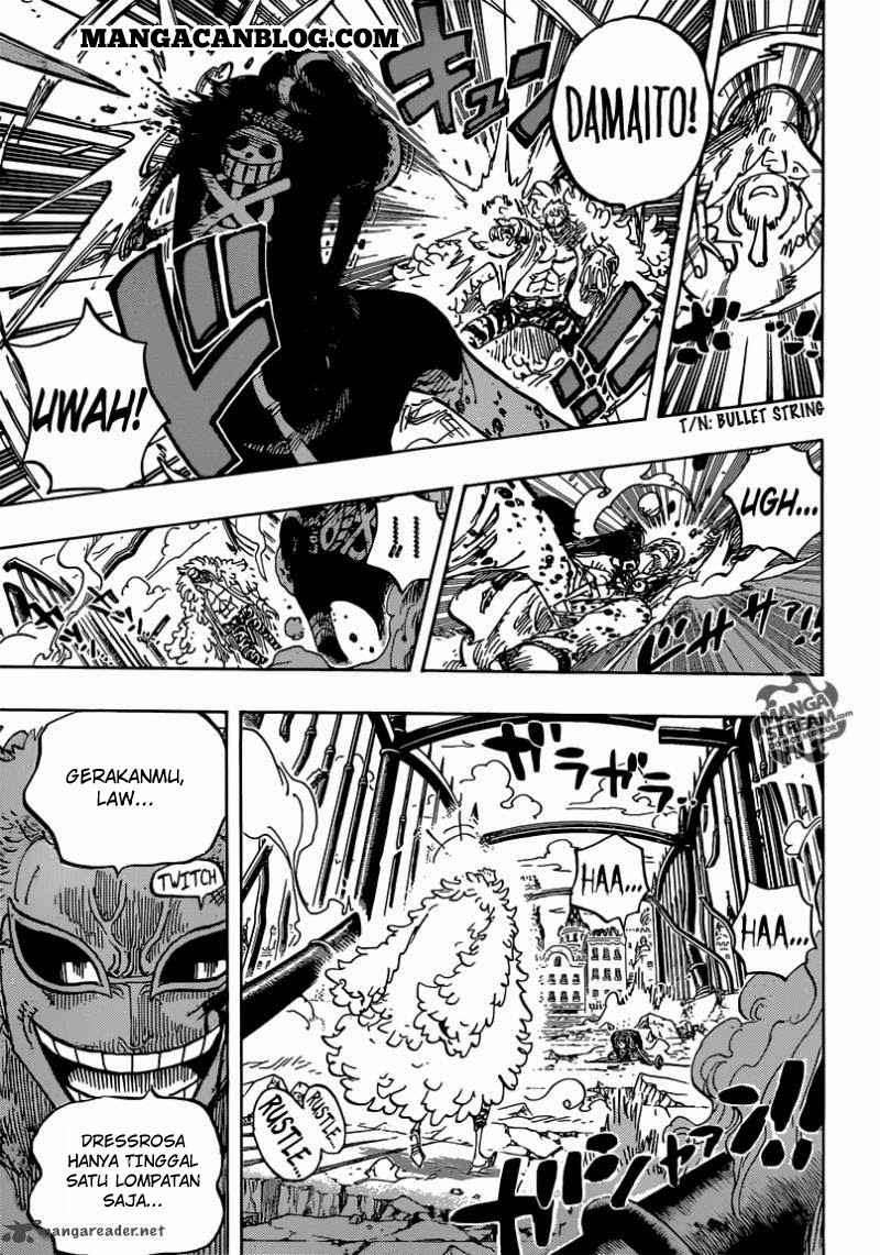 One Piece Chapter 729 - halaman 8