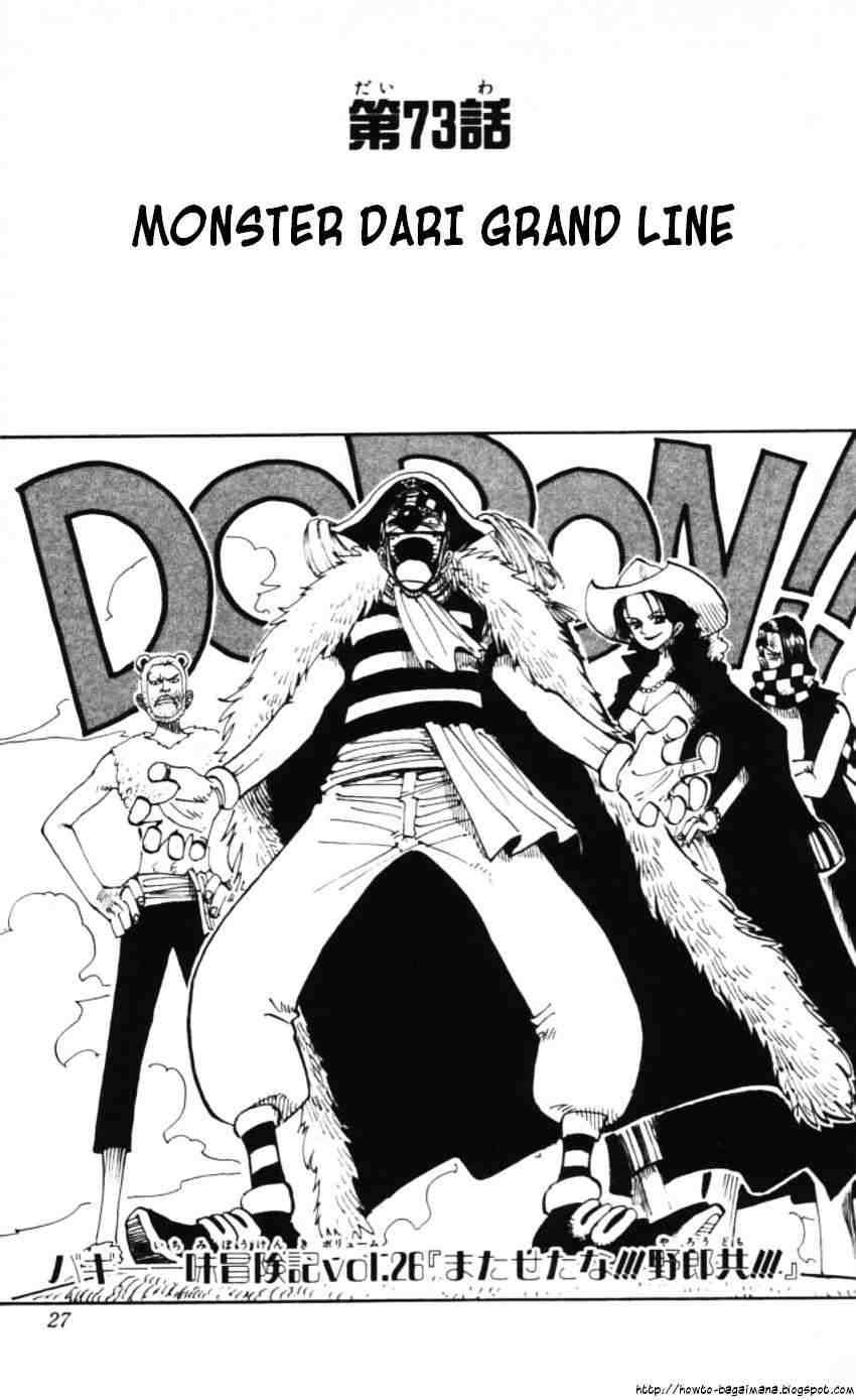One Piece Chapter 73 - halaman 1