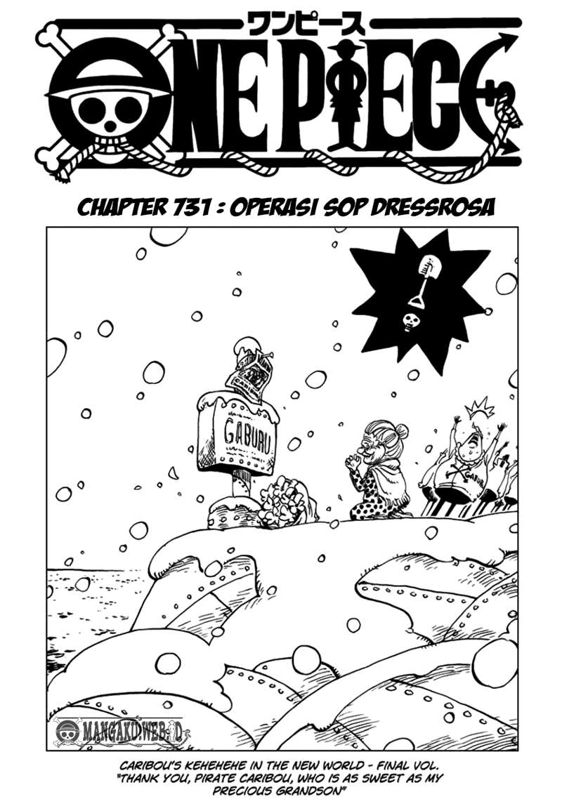 One Piece Chapter 731 - halaman 2