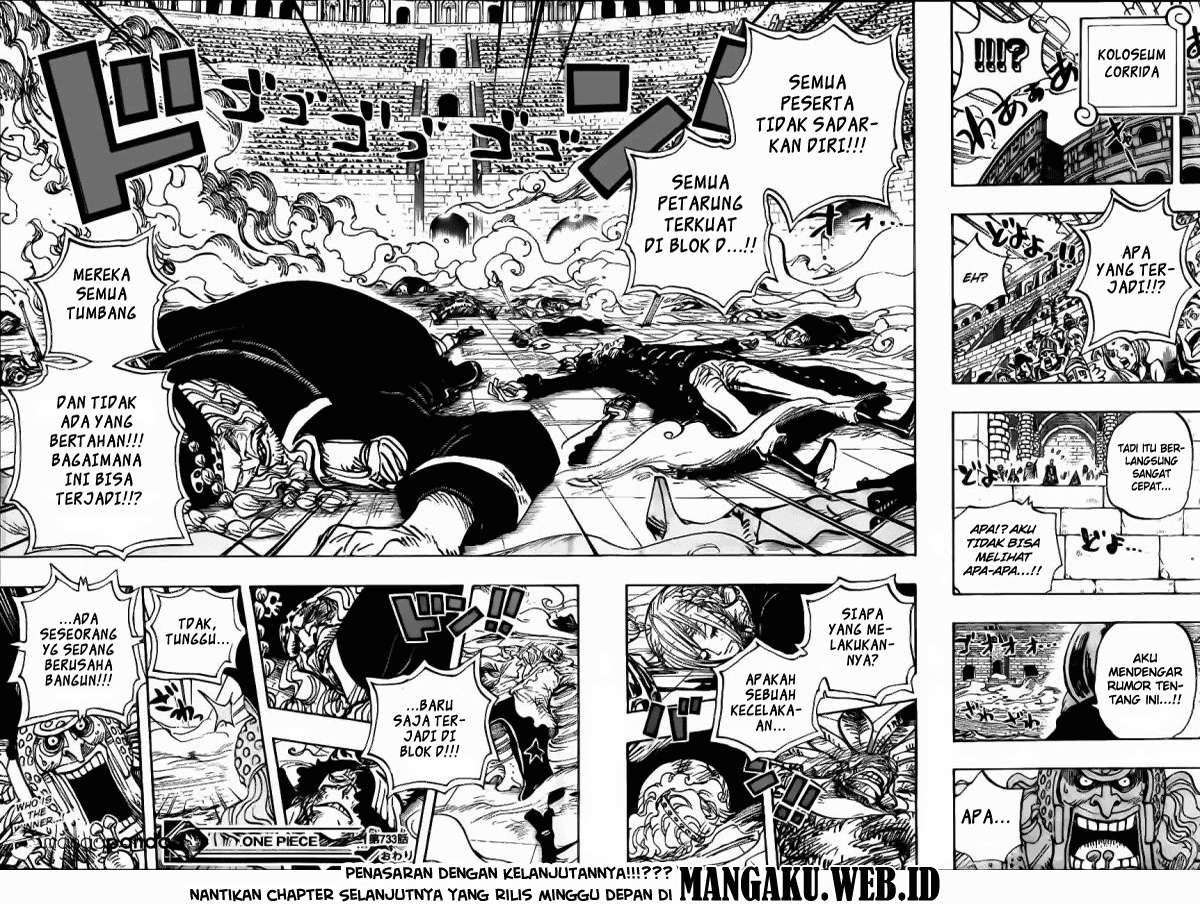 One Piece Chapter 733 - halaman 18