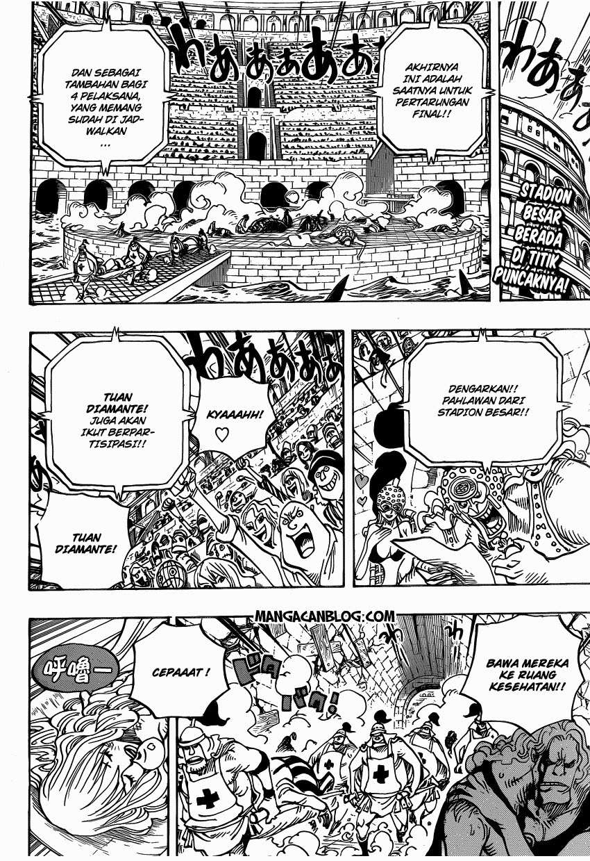 One Piece Chapter 735 - halaman 4