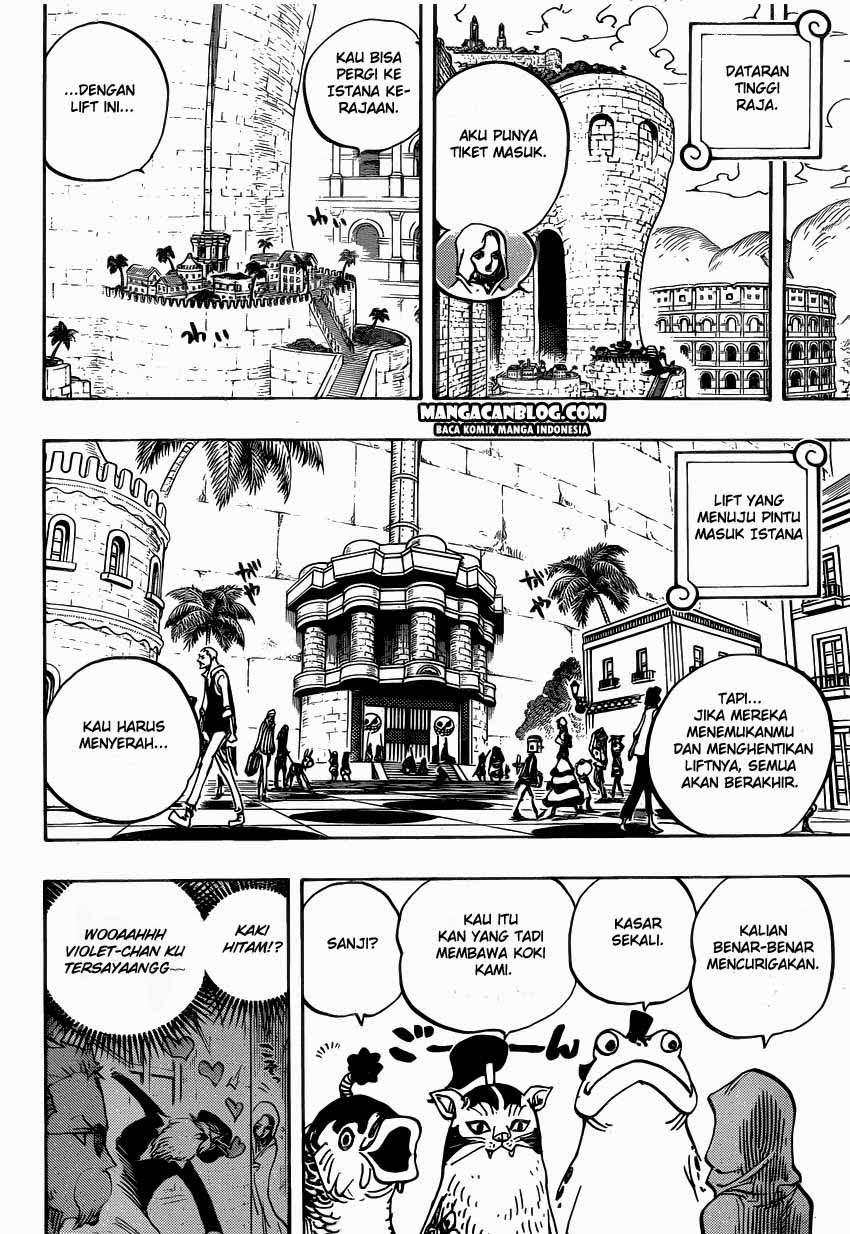 One Piece Chapter 735 - halaman 6