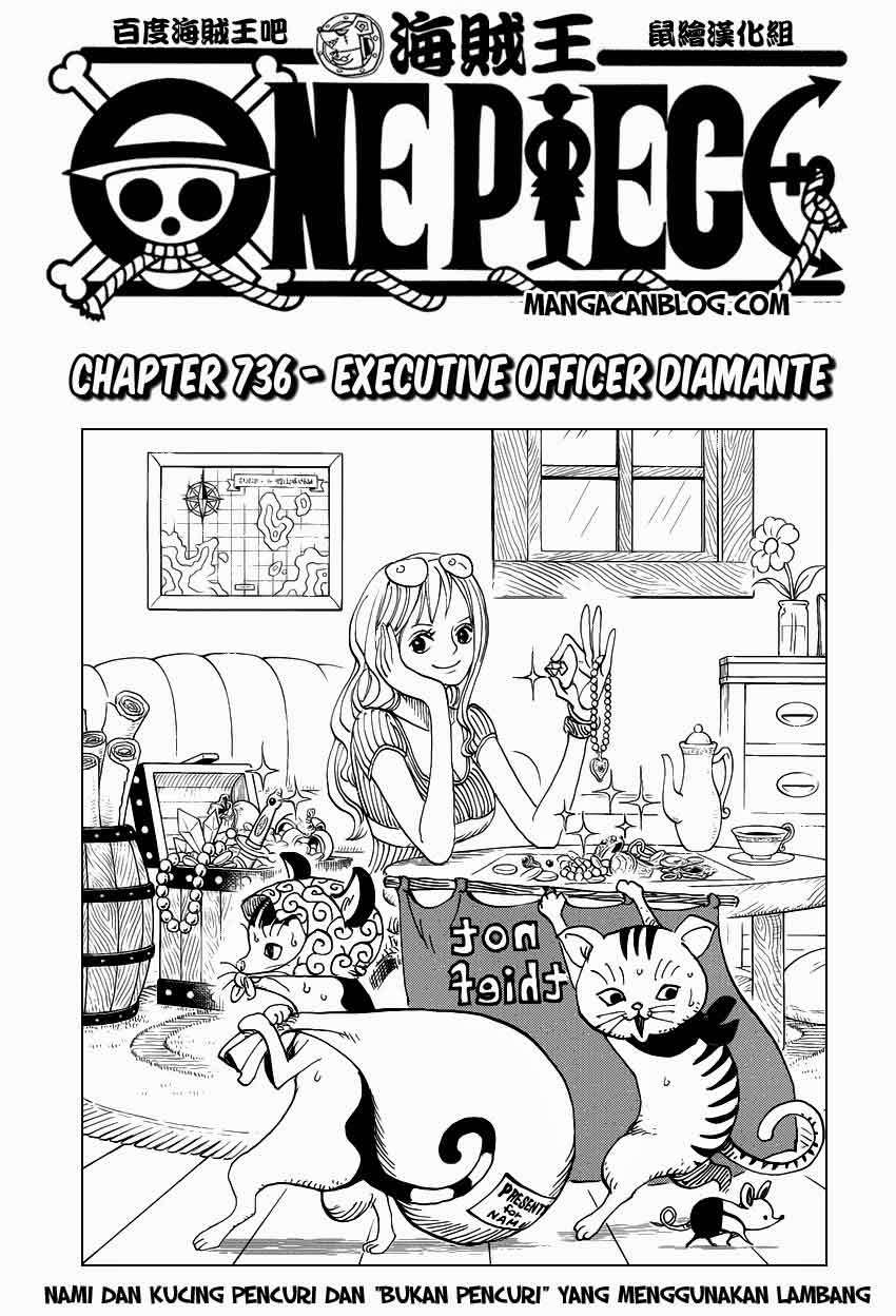 One Piece Chapter 736 - halaman 2