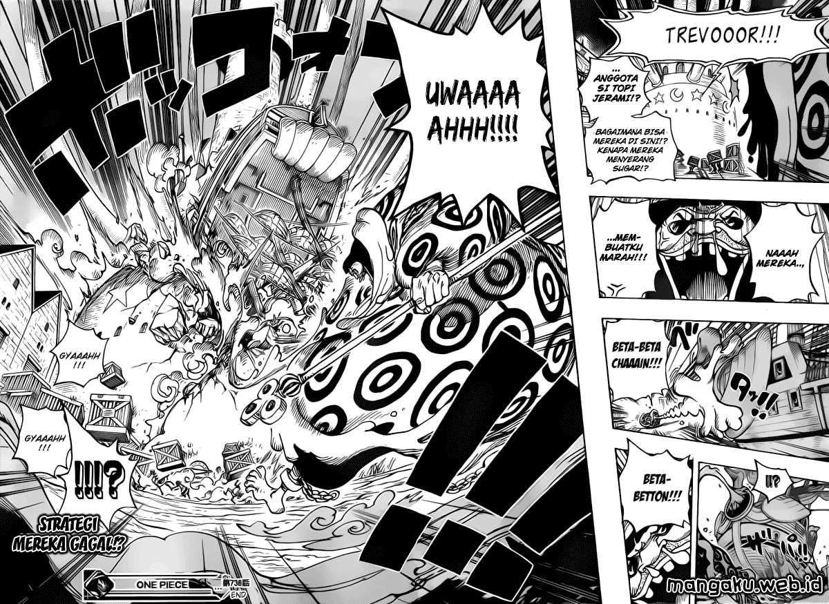 One Piece Chapter 738 - halaman 19