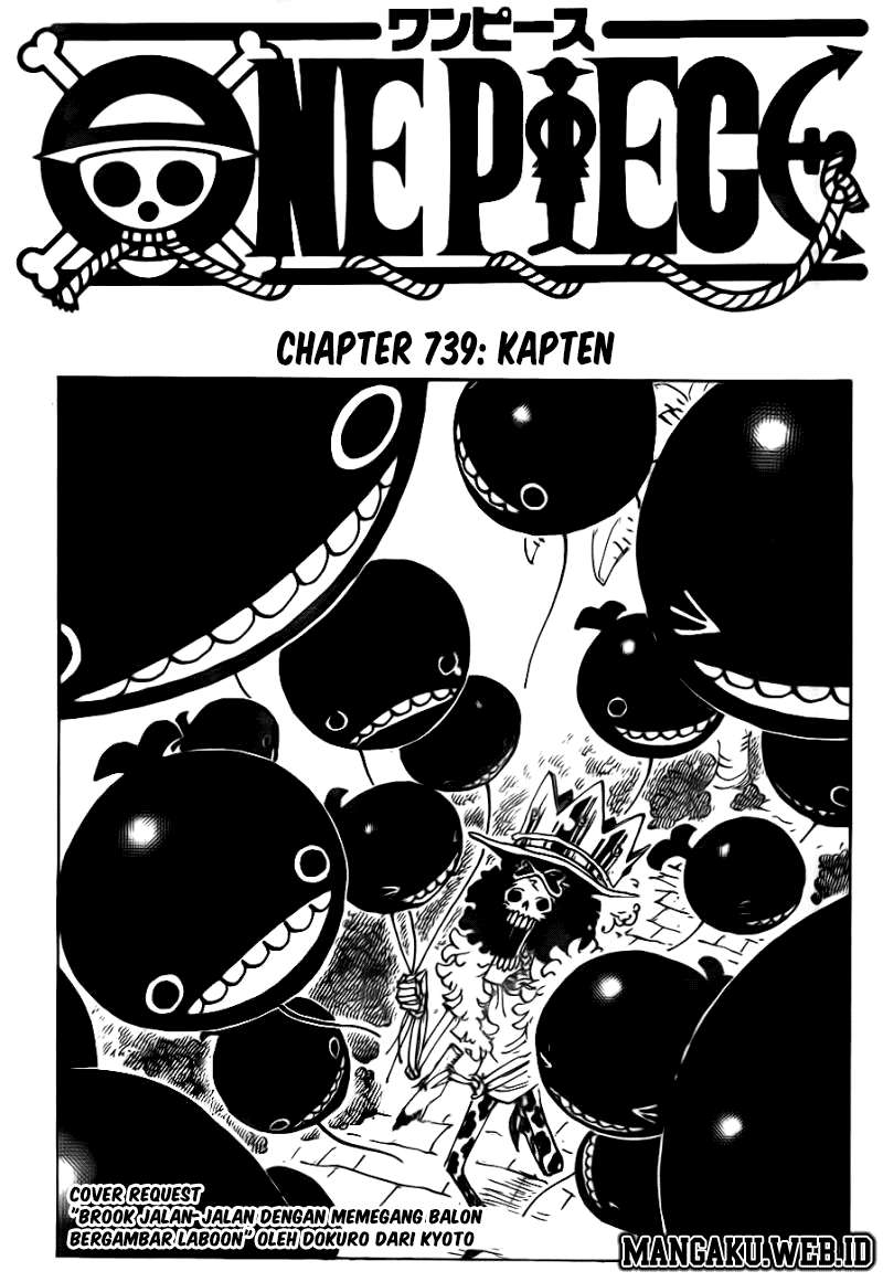 One Piece Chapter 739 - halaman 2